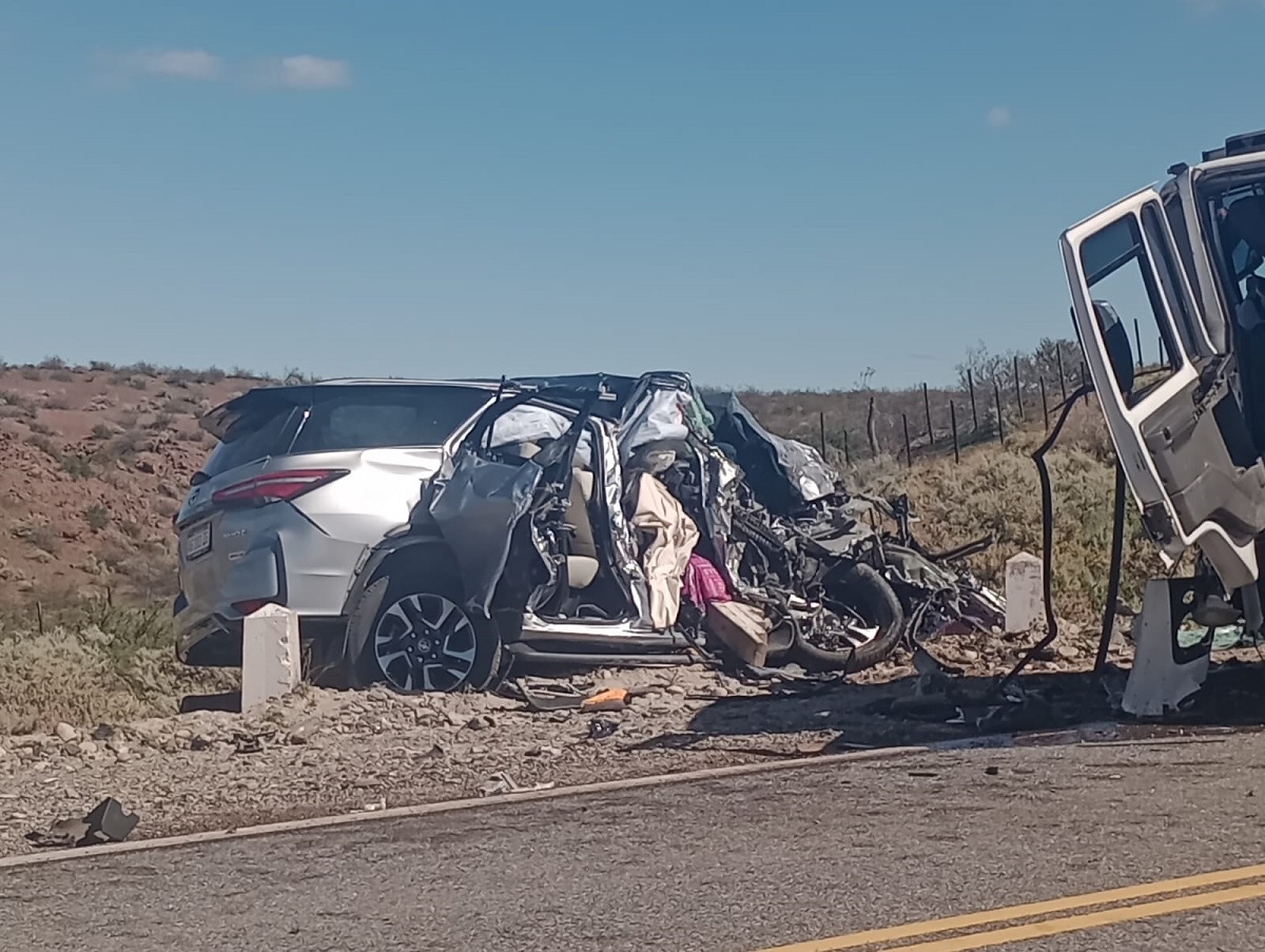 Choque fatal en Picún Leufú entre una camioneta y un camión