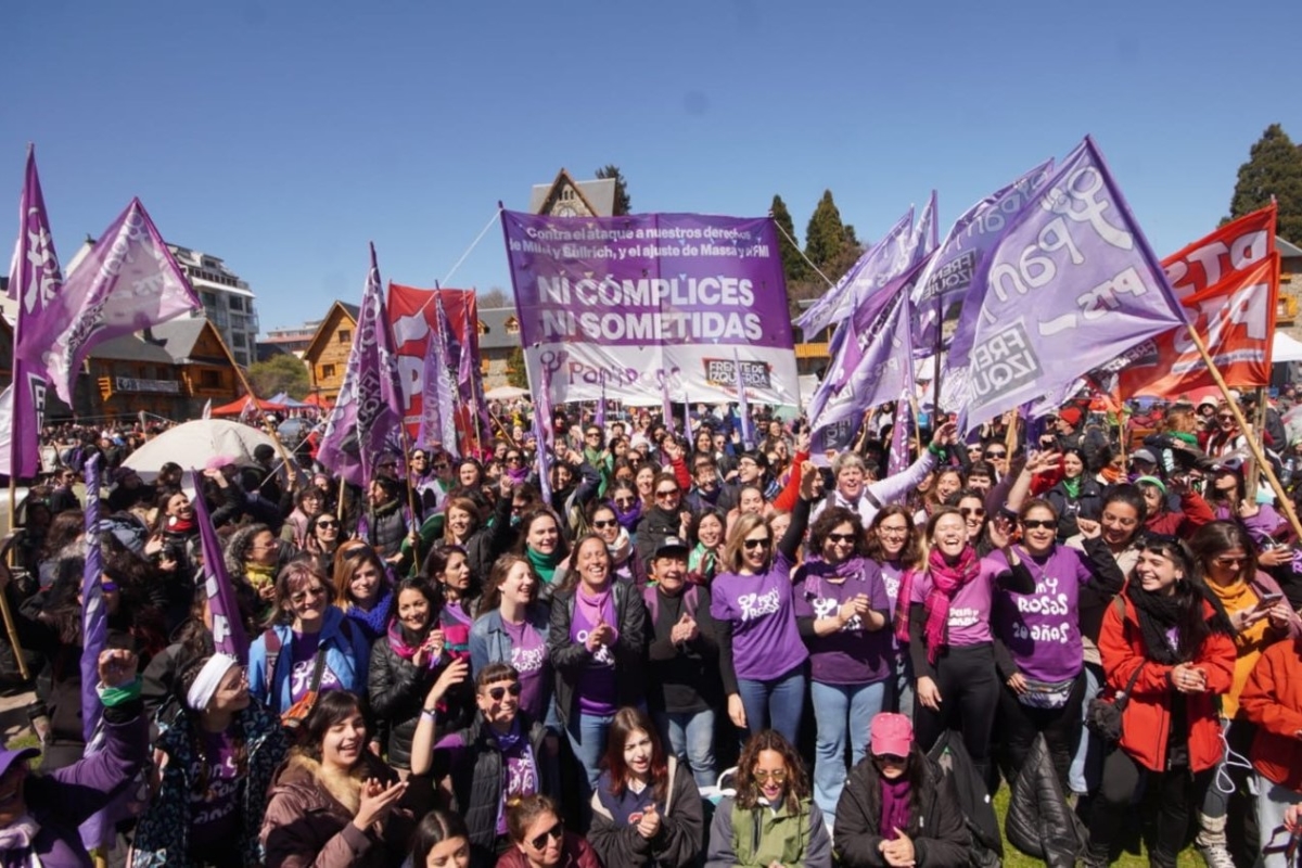 El Encuentro de Mujeres y el turismo coparon Bariloche