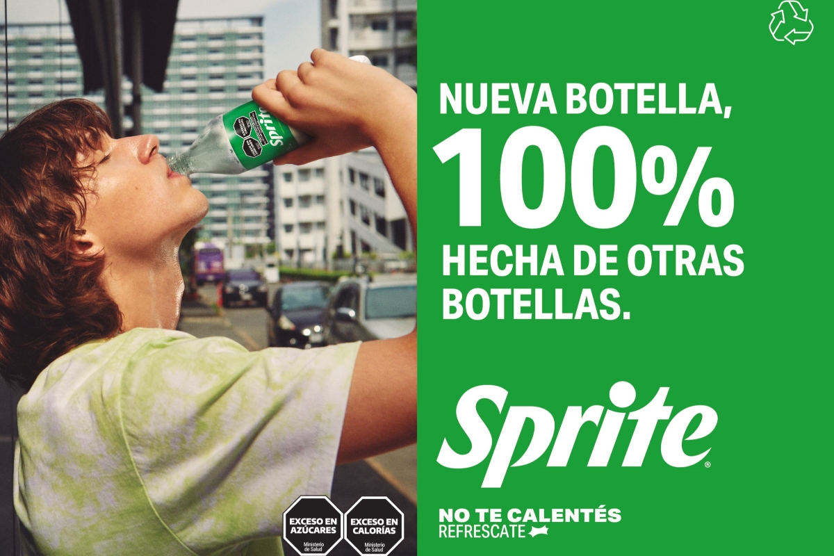 Sprite lanza su botella 100% reciclada para el cuidado del ambiente