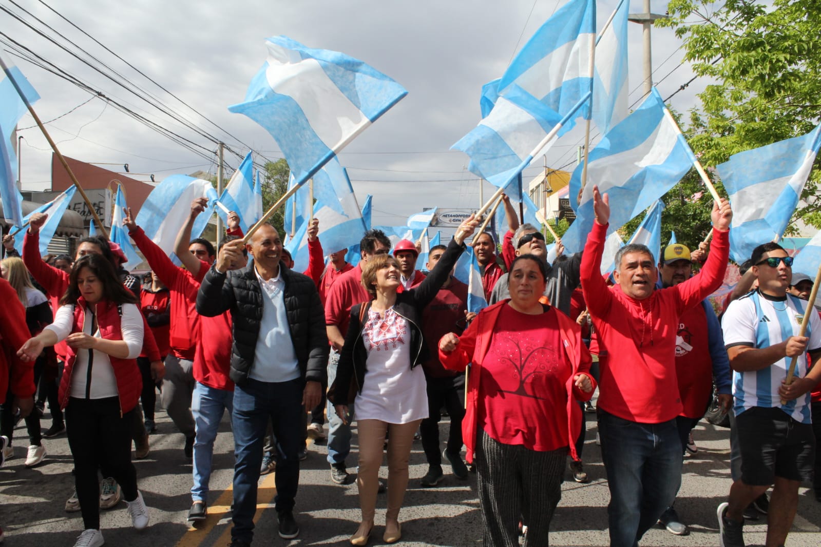 Cierre de campaña de Unión por la Patria en el oeste de Neuquén