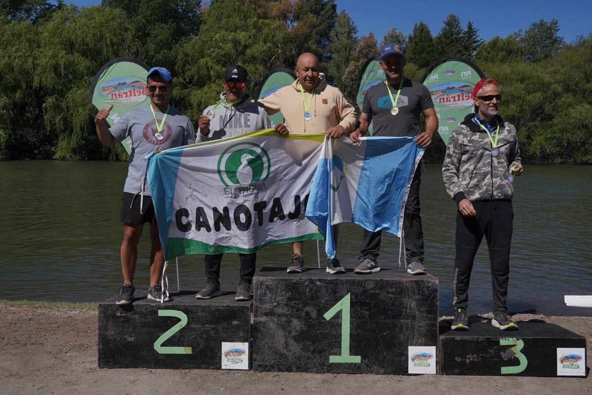 Diez podios neuquinos en el Campeonato Argentino de Canotaje de Maratón