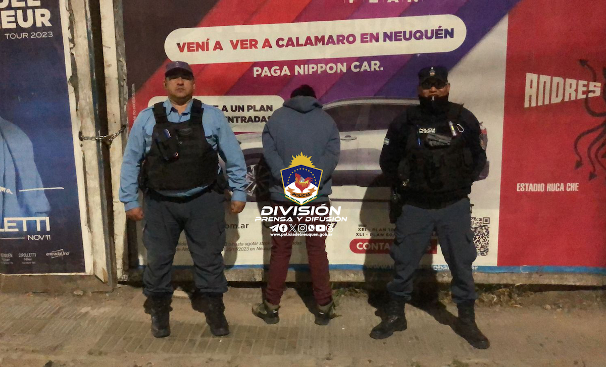 Detuvieron a un hombre con dos pedidos de captura