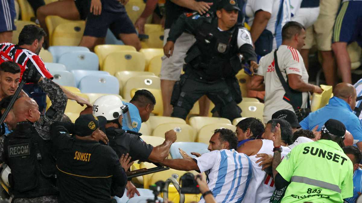 Video: así fue la salvaje represión de la Policía brasileña a los hinchas argentinos