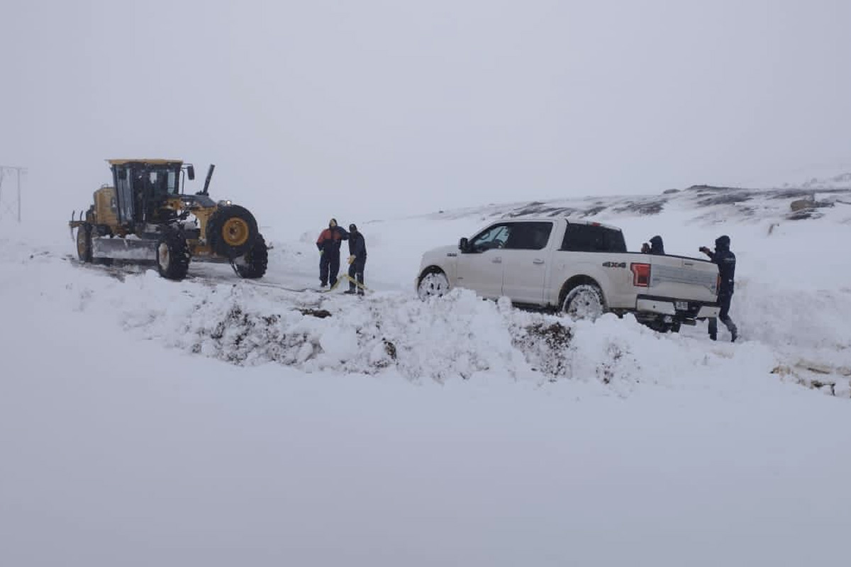 Corte preventivo de rutas en Neuquén por nieve y hielo