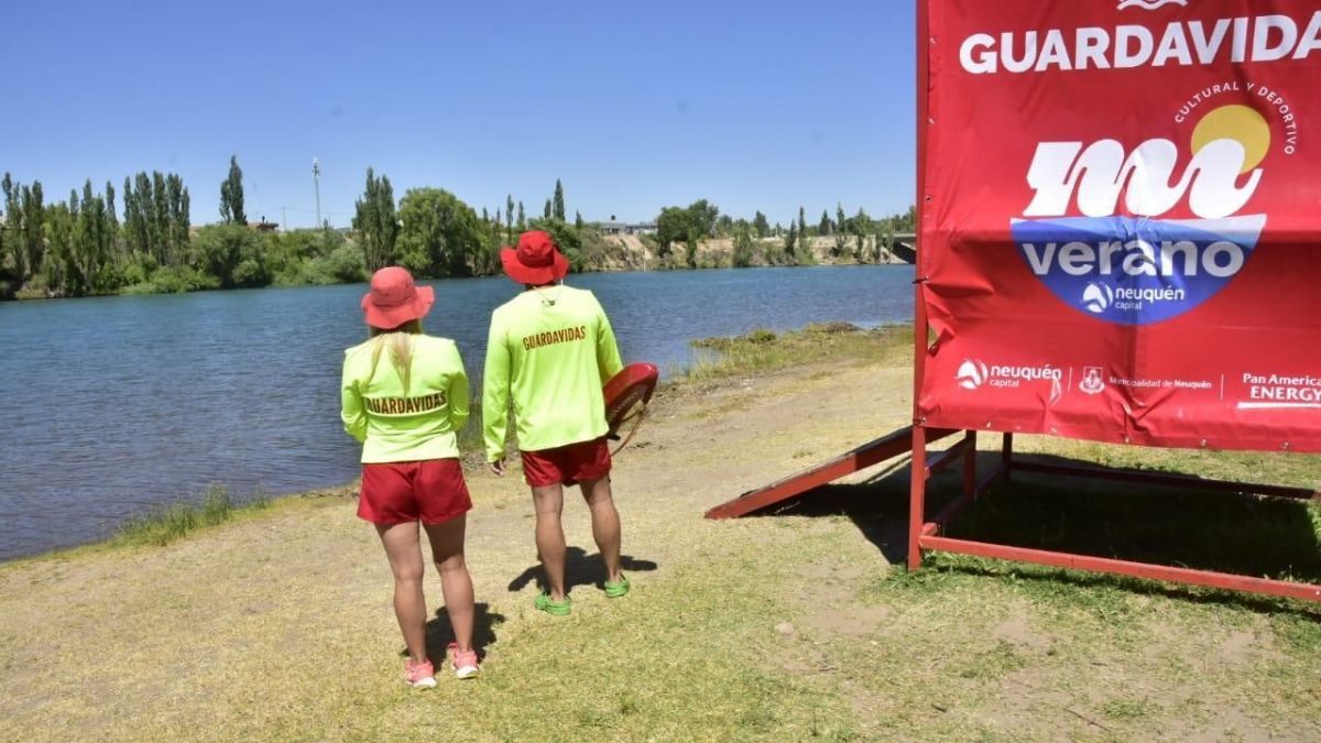 Hubo 331 rescates en un mes en los balnearios de Neuquén