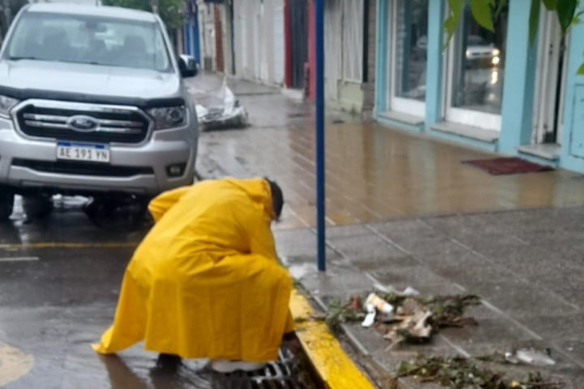 Por obras mejoró el drenado de agua en el centro neuquino