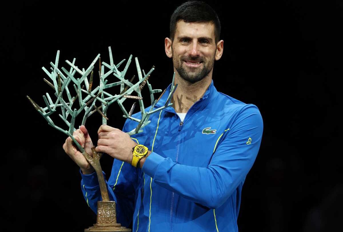 Djokovic le ganó a Dimitrov en la final del Masters 1000 de París