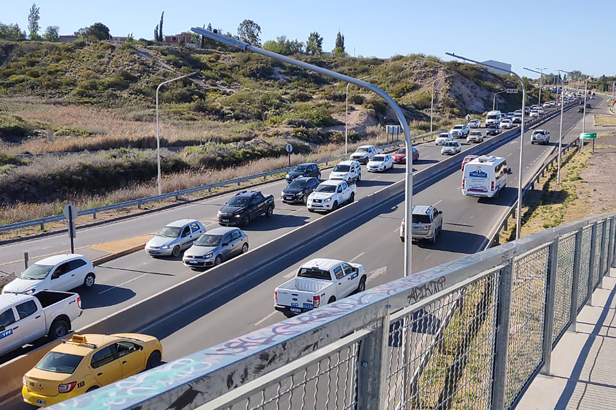 Dos accidentes causaron demoras en Ruta 7