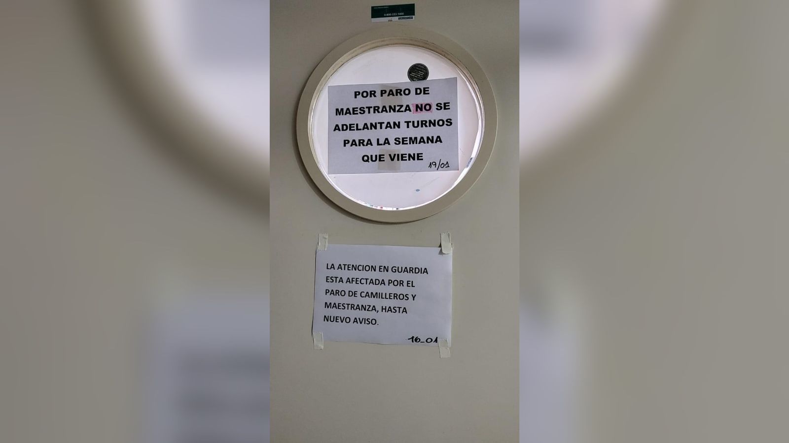 Paro de maestranza en el Hospital de Plottier