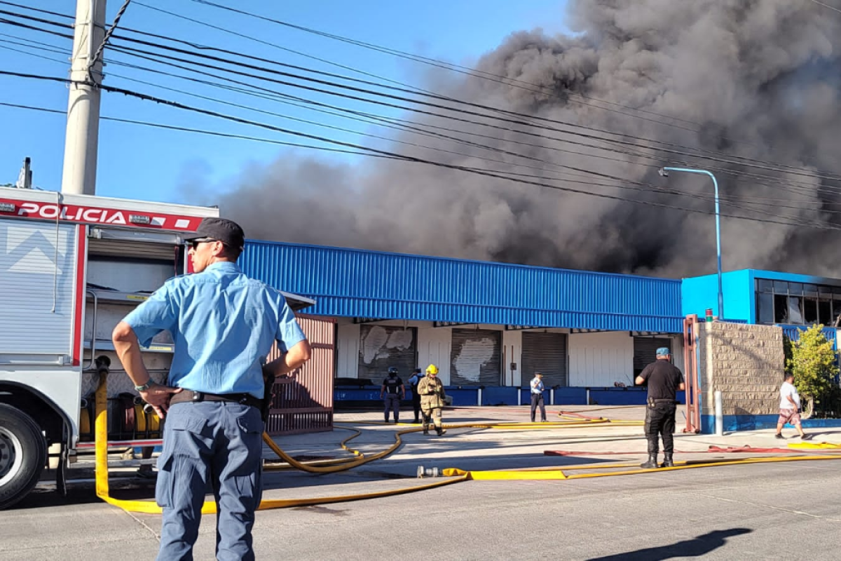 Pérdidas totales tras incendio en Oliva Hermanos de Neuquén