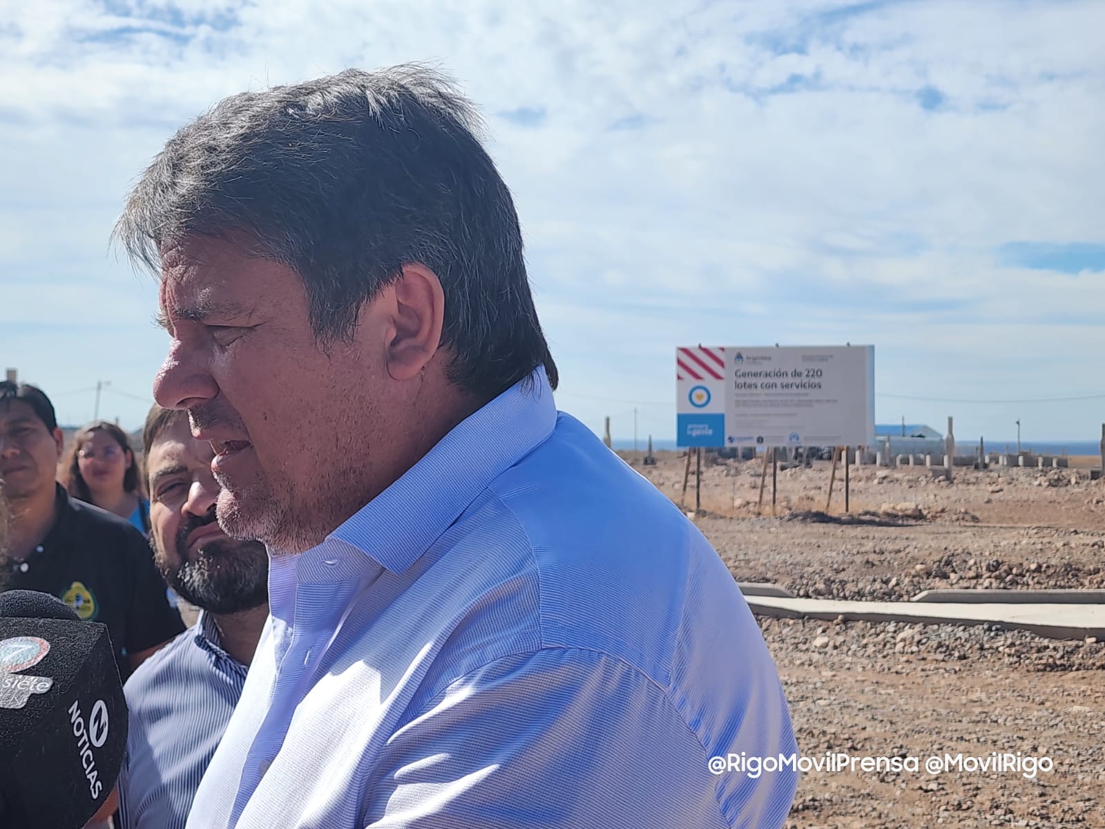 Mariano Gaido anunció el desarrollo de 4.000 lotes en la meseta pese al ajuste