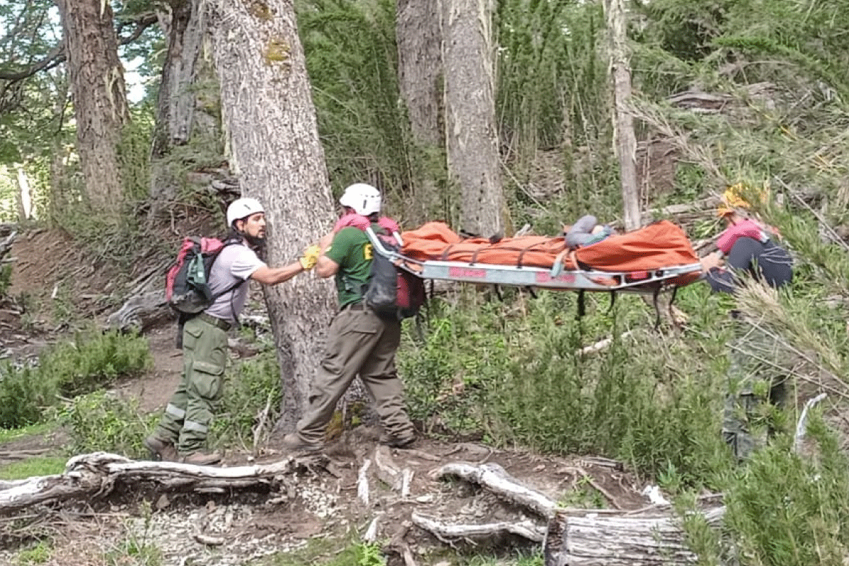 Cada vez son más los rescates en el Parque Nacional Nahuel Huapi