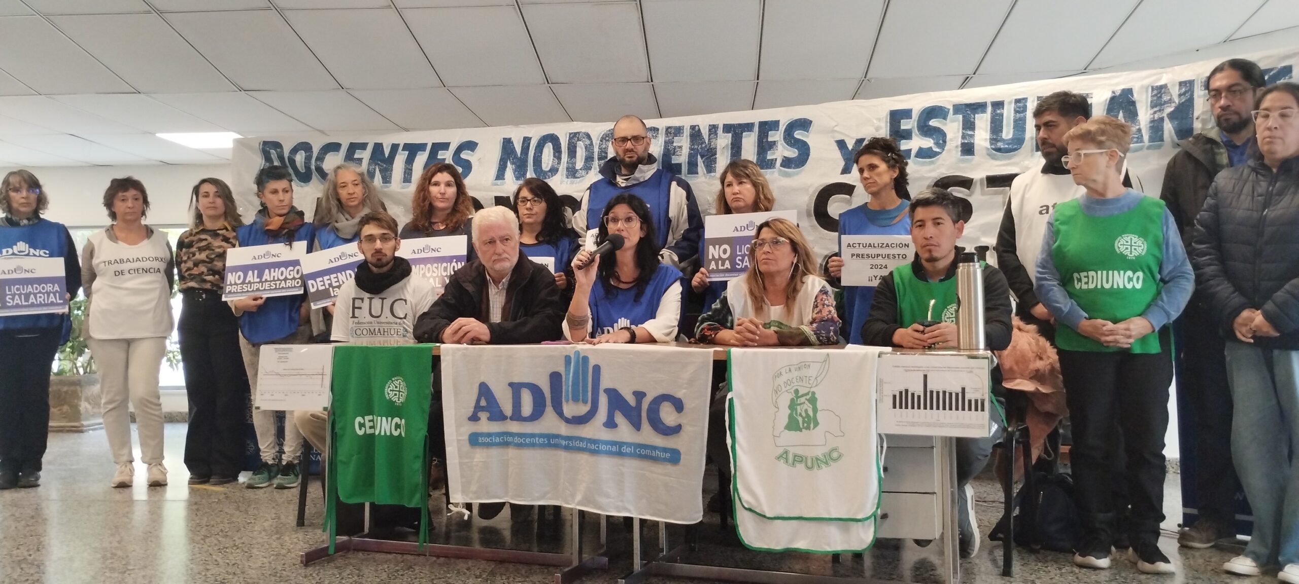 La UNCO convoca a un banderazo en defensa de la educación pública