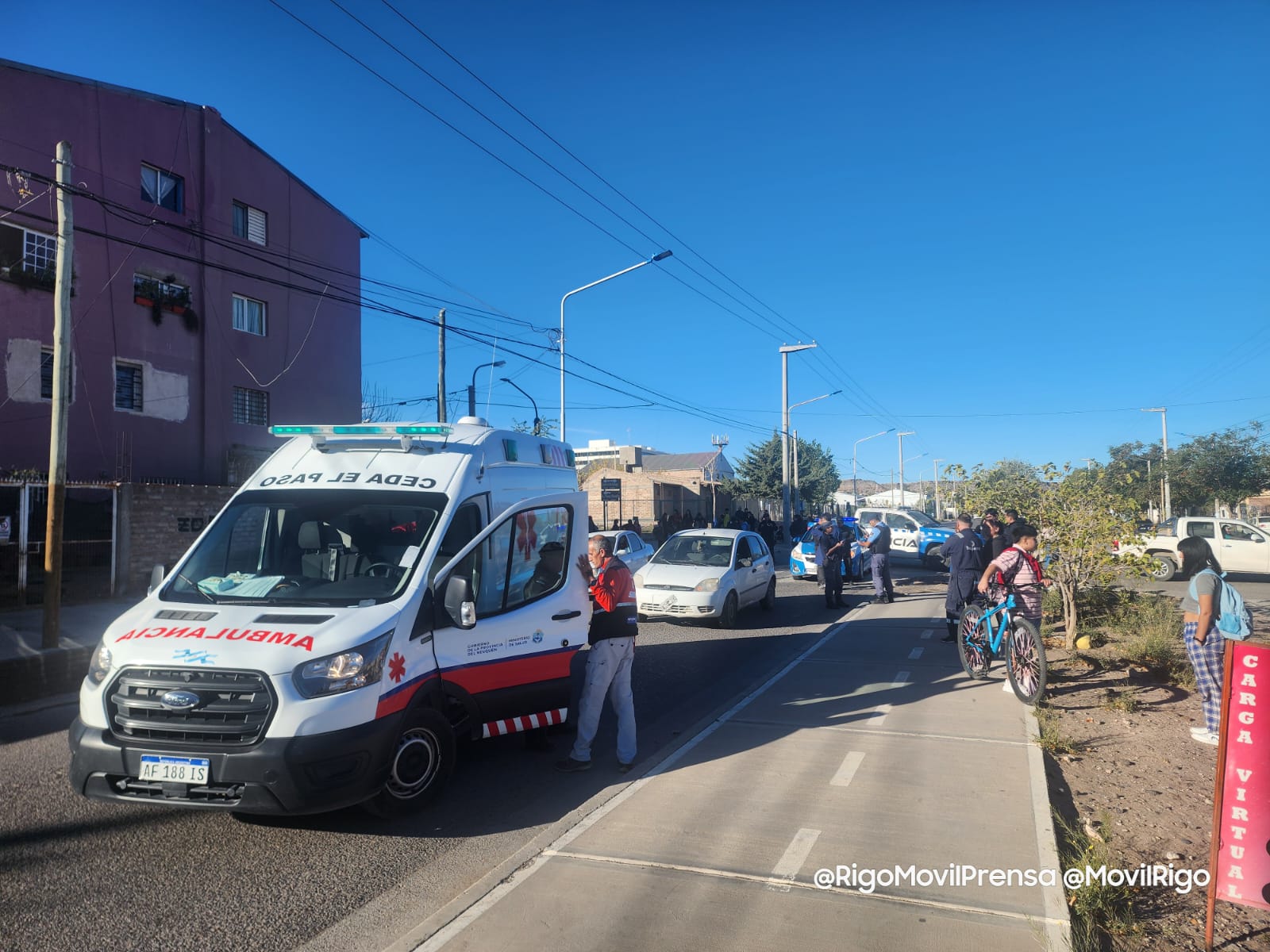 Atropellaron a un alumno en el oeste neuquino