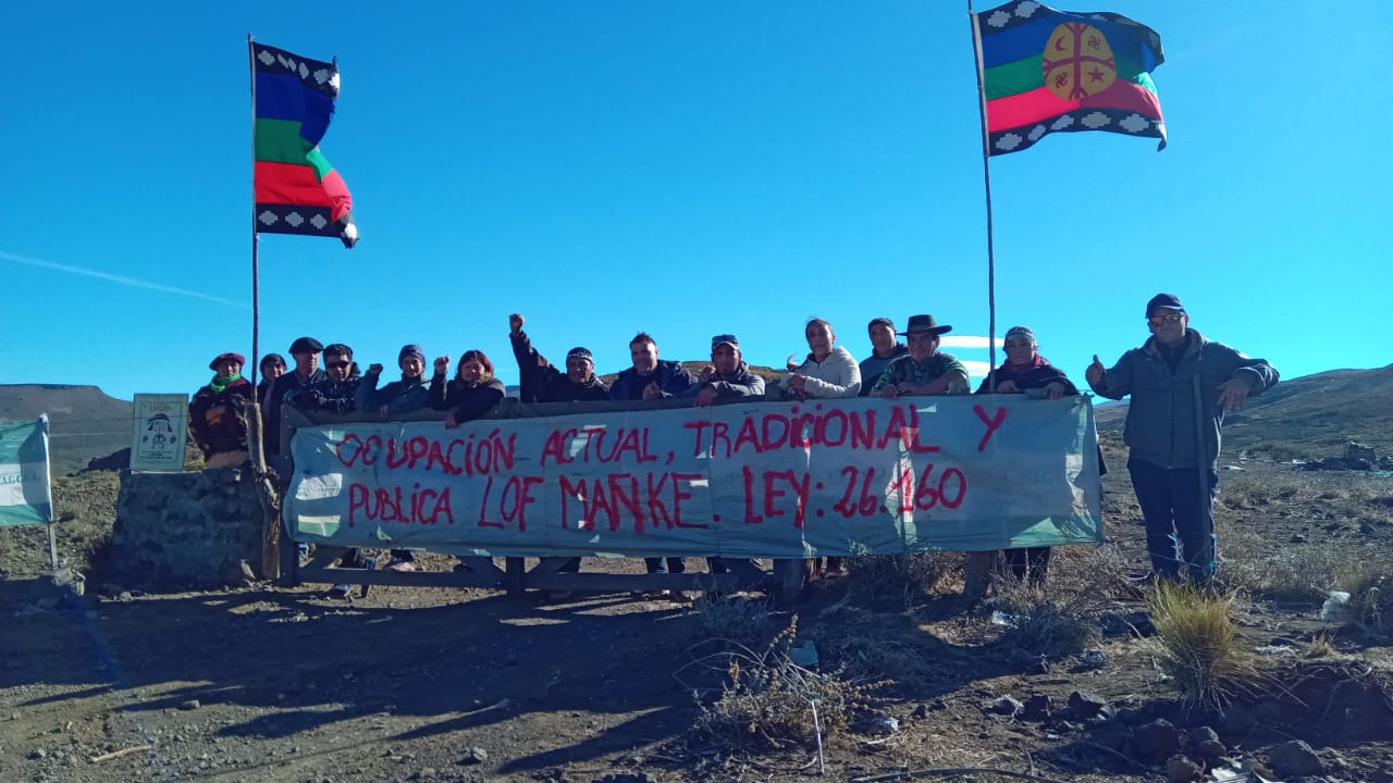 La comunidad Mañke con medidas de fuerza en defensa de su territorio