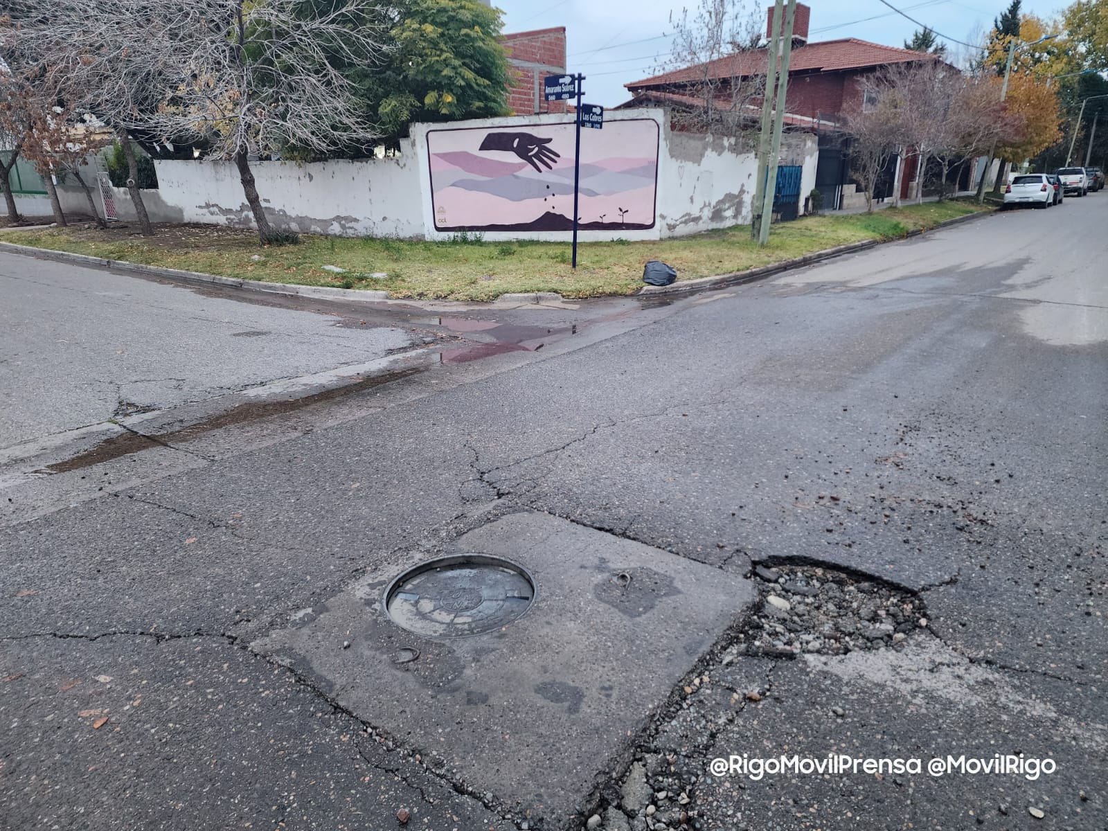 Cloacas colapsadas en el bajo neuquino