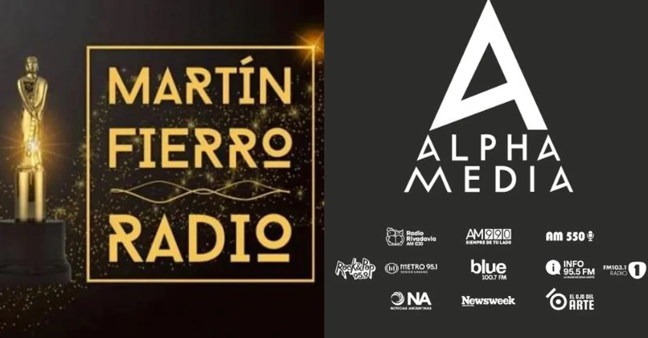 Alpha Media sumó 20 nominaciones para los Martín Fierro de Radio 2024