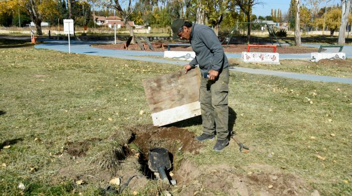 Realizan obras de mantenimiento al Parque Valentina Norte