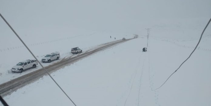 Temporal de nieve: coordinan acciones con el EPEN para restablecer el servicio eléctrico