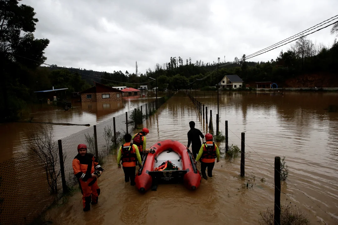 El temporal en Chile dejó un muerto y se amplió la zona de catástrofe