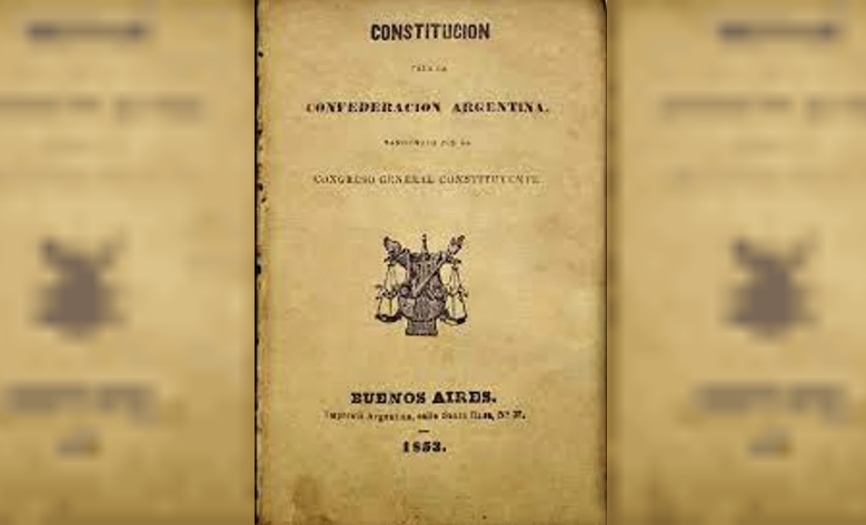 El ejemplar original de 1853 de la Constitución Nacional estará en la firma del Pacto de Mayo