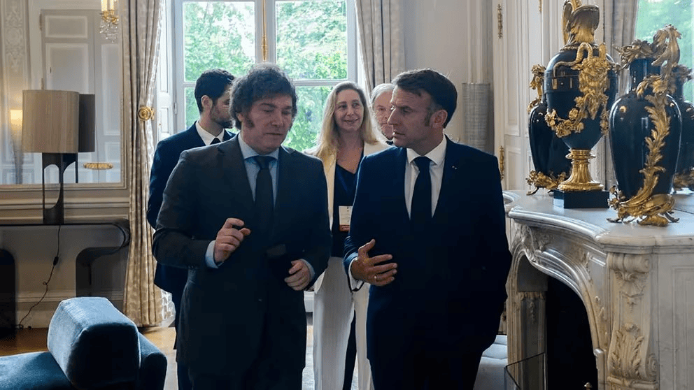París: Milei y Macron se reúnen antes de la inauguración de los Juegos Olímpicos