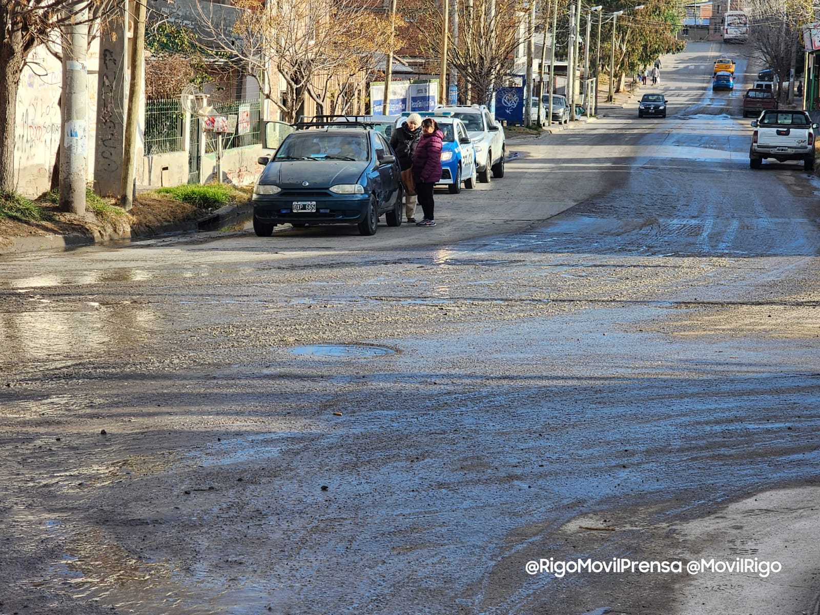 El hielo causó un nuevo accidente