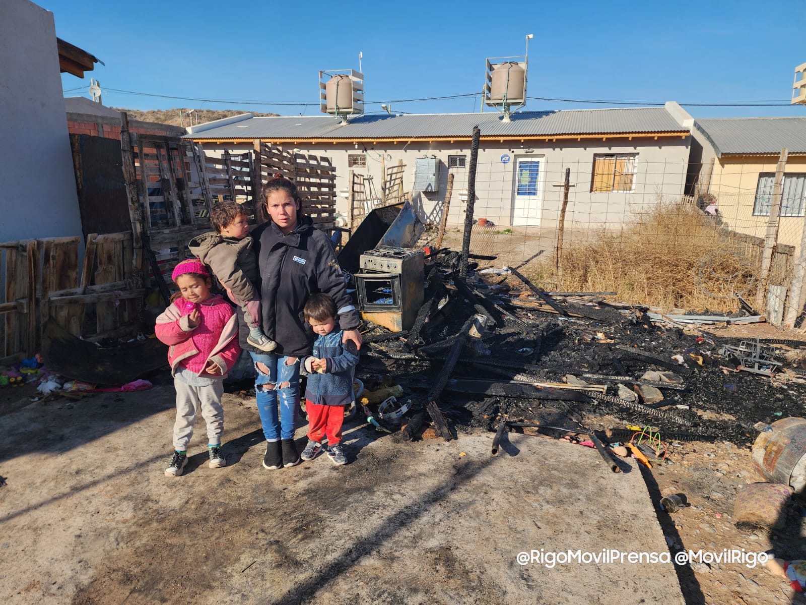 Perdieron todo en un incendio y piden ayuda