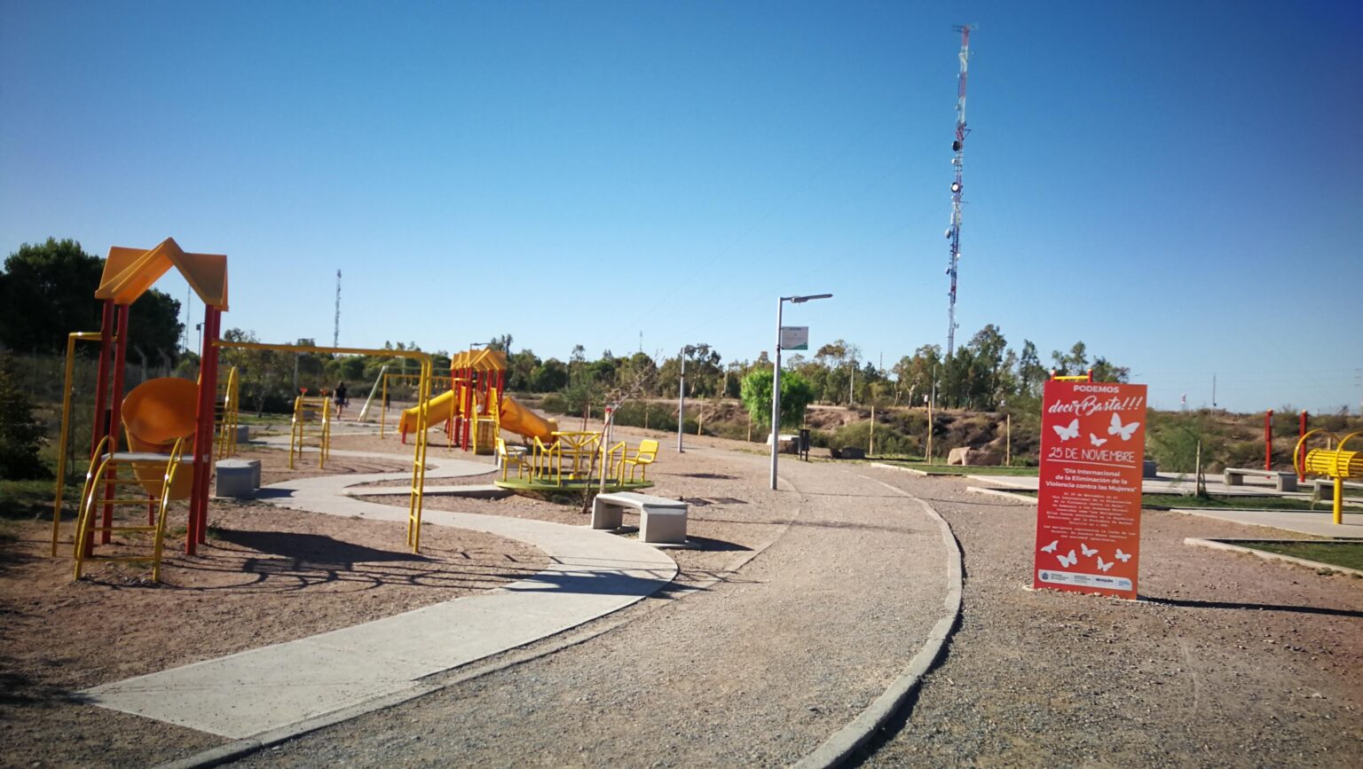 Robo de cables en Parque Norte