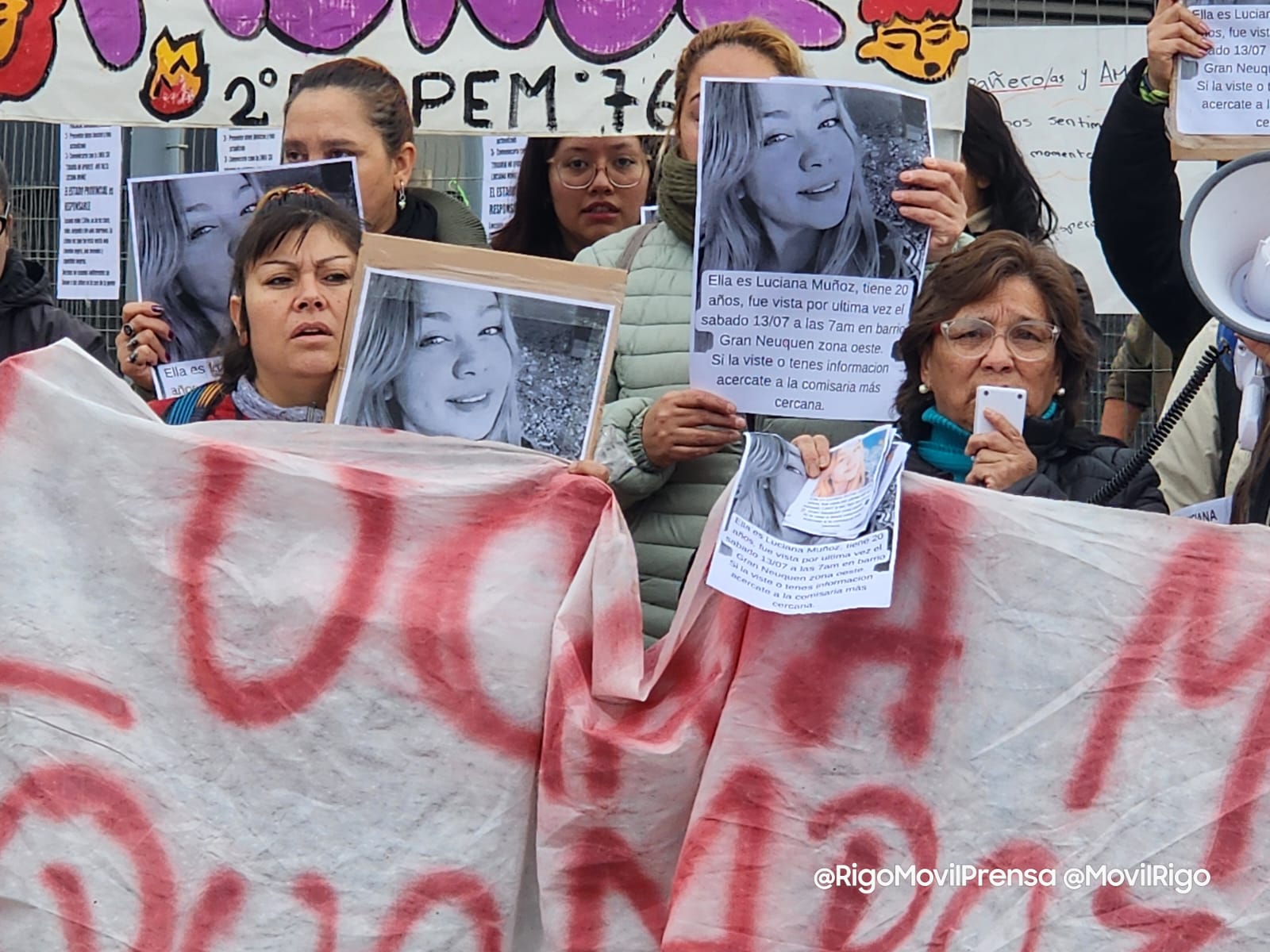 Luciana Muñoz: “Alguien la puede estar reteniendo”