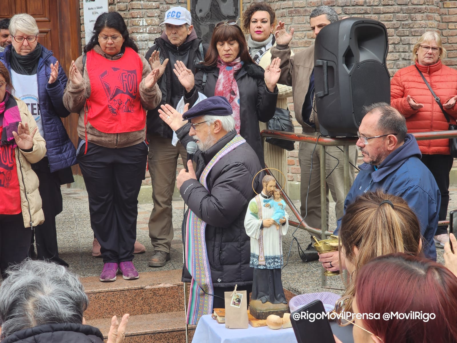 San Cayetano: Olla popular y bendición por pan y trabajo