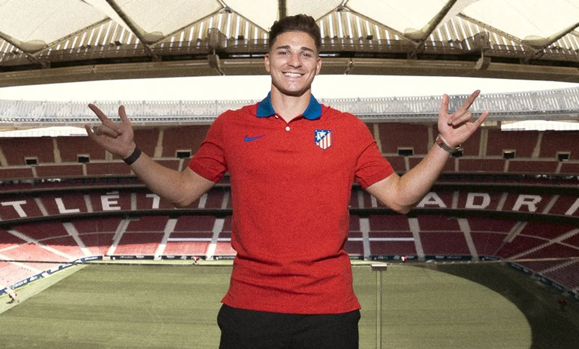 Julián Álvarez, tras su llegada al Atlético de Madrid: “Estoy muy contento e ilusionado”