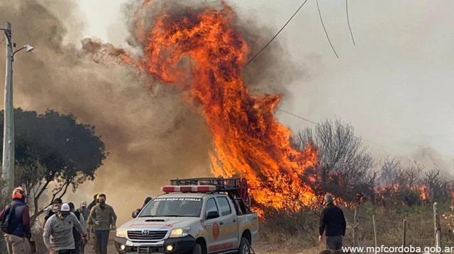 Córdoba: hay un detenido por los incendios en Capilla del Monte