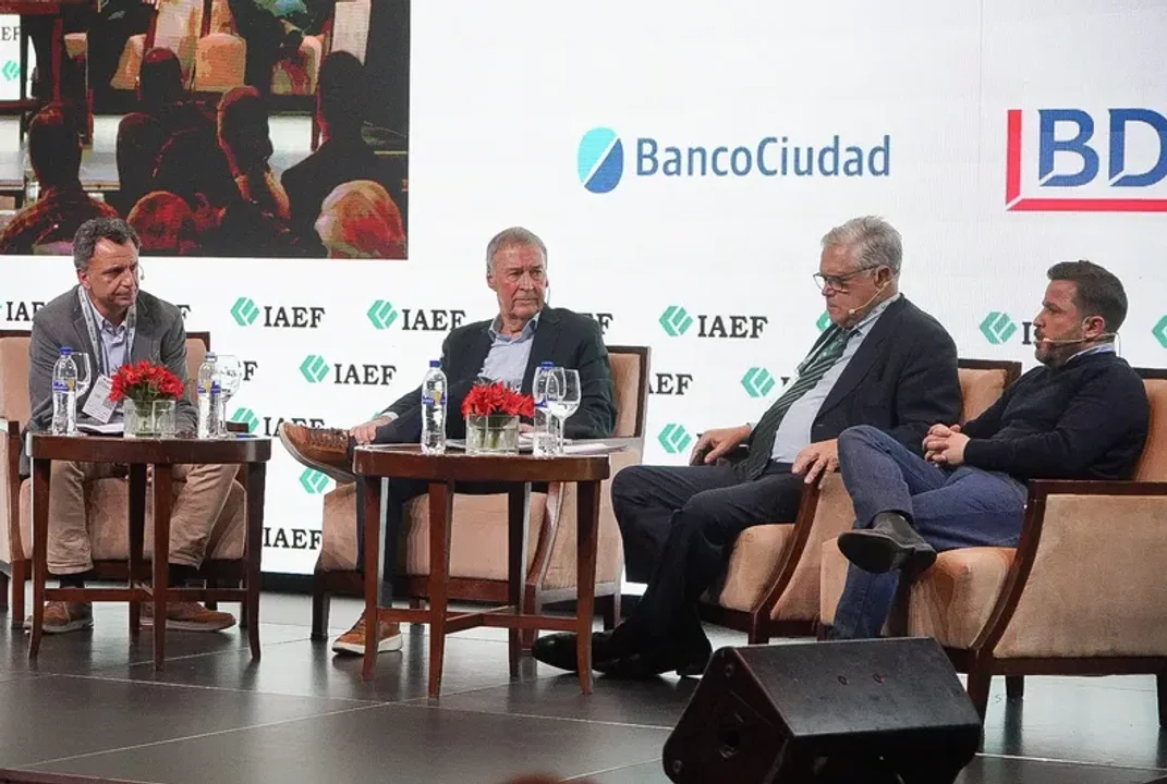 Javier Milei en la cumbre de la IAEF en Mendoza