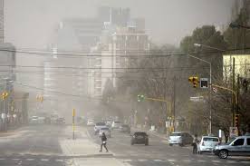 Pronóstico con viento y nieve en toda la región